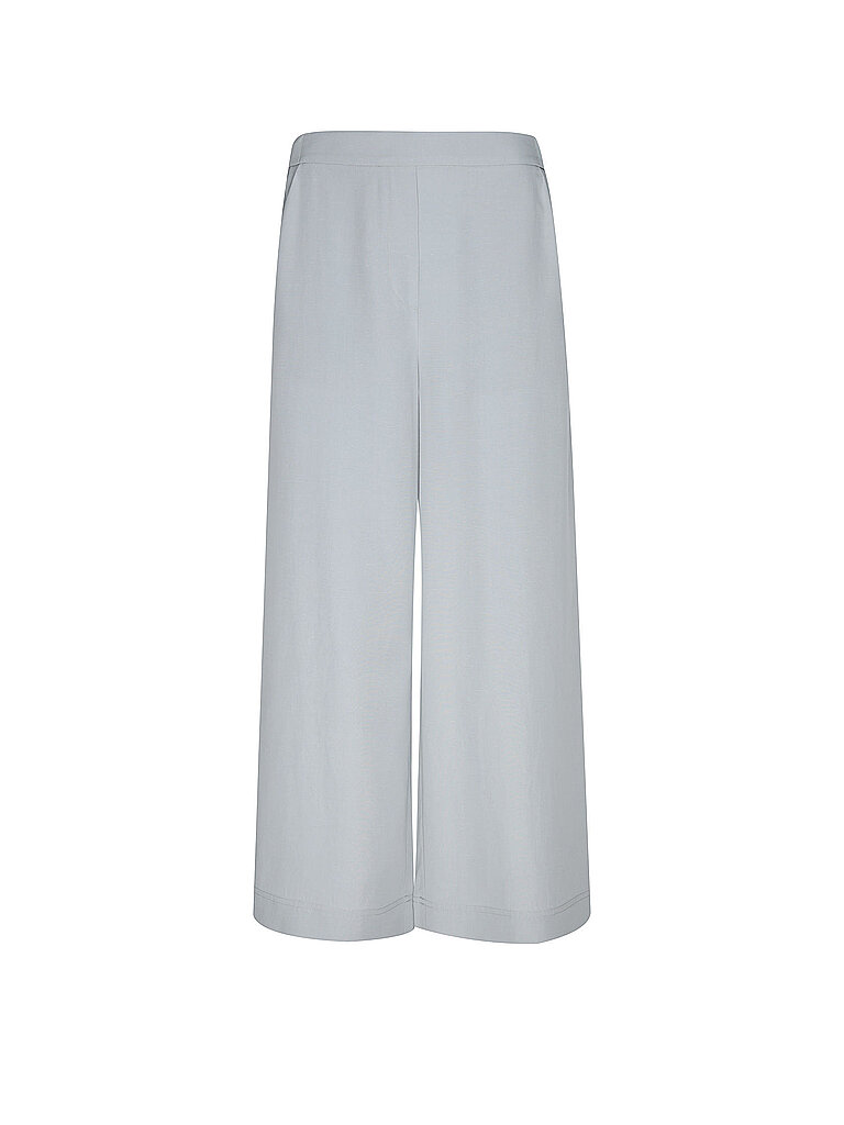 Chinohose MARC O'POLO "aus Lyocell-Leinen-Mix", Damen, Gr. 36, Normalgrößen, grau horizon, Obermaterial: 90% Lyocell, 10% Leinen, unifarben, knöchelfrei, Hosen Chinohose